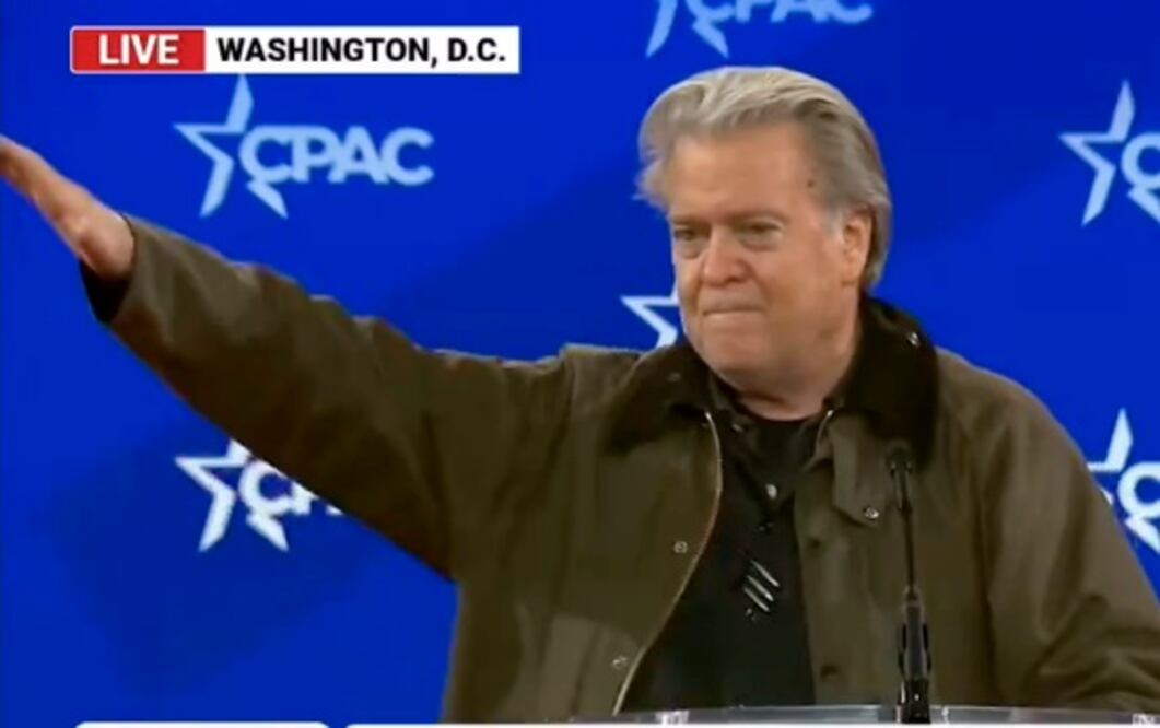 Steve Bannon, exasesor de Donald Trump. Foto: tomada de video