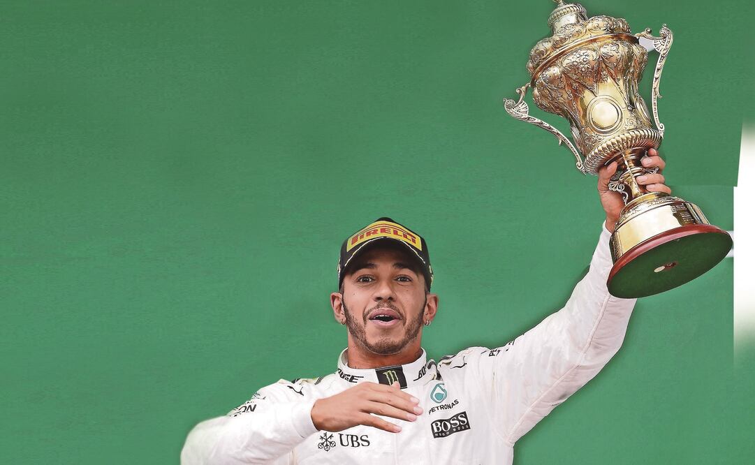 Lewis dominó en Silverstone, se llevó la prueba de punta a punta (XINHUA)