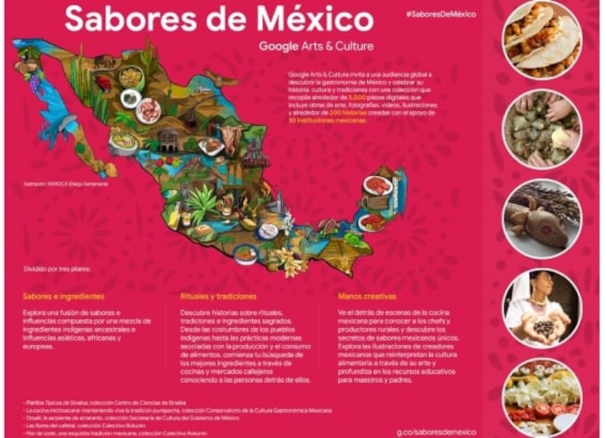 Google lanza Sabores de México, una plataforma para acercarse a las cocinas mexicanas