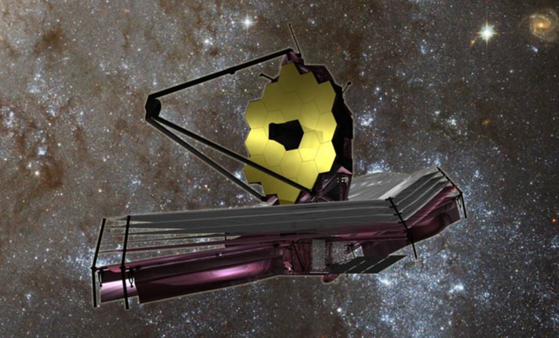 Las porciones laterales son claves en la estructura del Telescopio James Webb. Foto: NASA