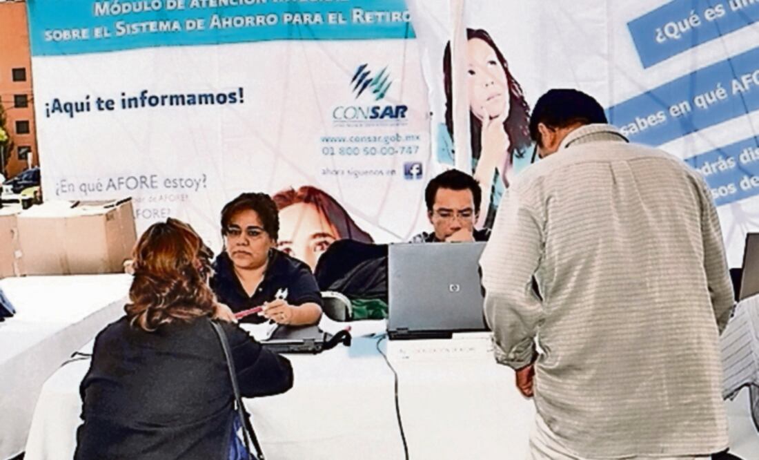 Crecimiento. Según la Consar, los activos administrados por las Afore aumentaron 7.9% con respecto a 2018. ARCHIVO EL UNIVERSAL