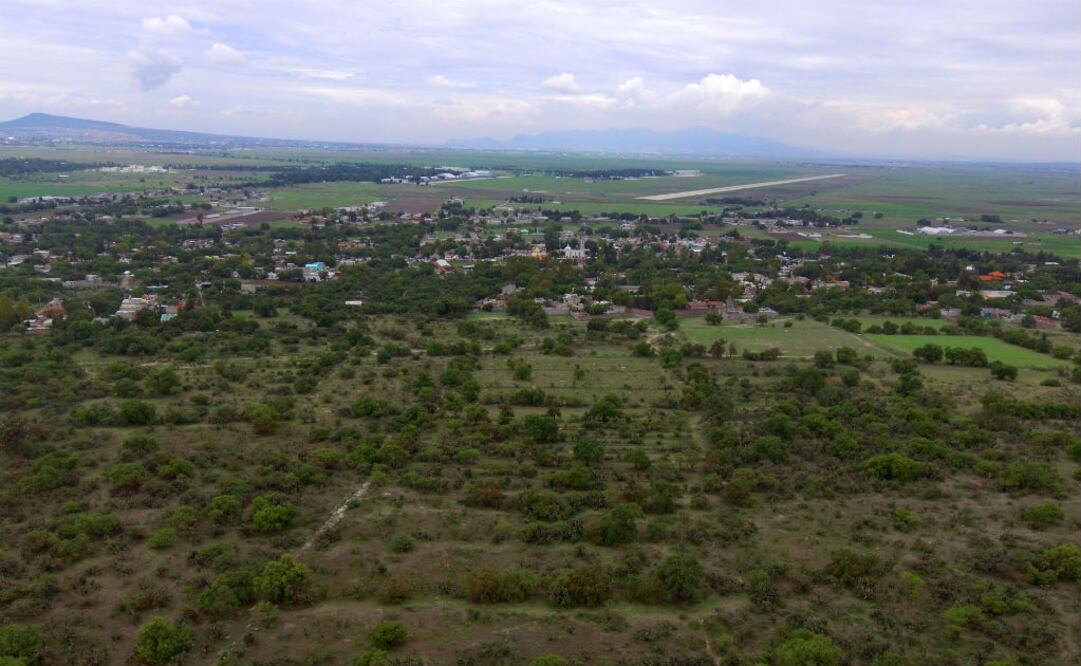 Terreno donde se prevé construir aeropuerto Santa Lucía. Foto: Diego Prado