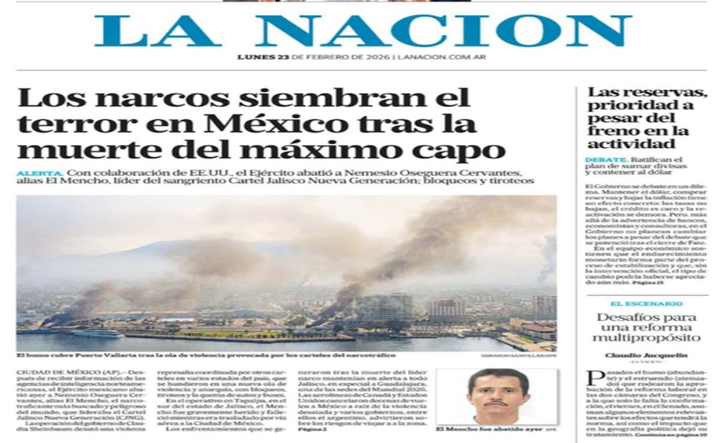 Muerte de "El Mencho". Foto: Captura de pantalla