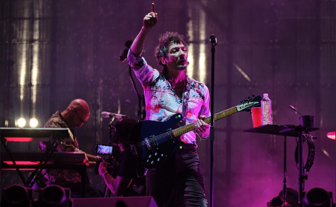 Zoé en su quinto concierto en el Estadio GNP. FOTO: CORTESÍA OCESA: Liliana Estrada.