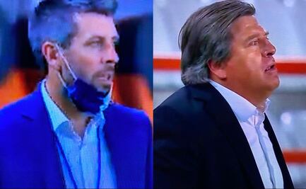 Miguel Herrera y Pezzolano rompen protocolo sanitario de la Liga MX