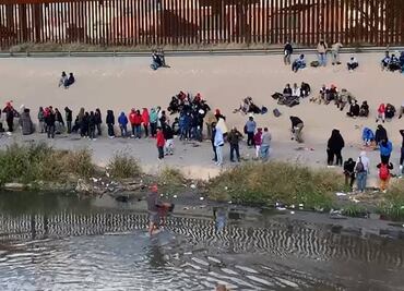 Bajas temperaturas no impiden a migrantes nicaragüenses cruzar la frontera