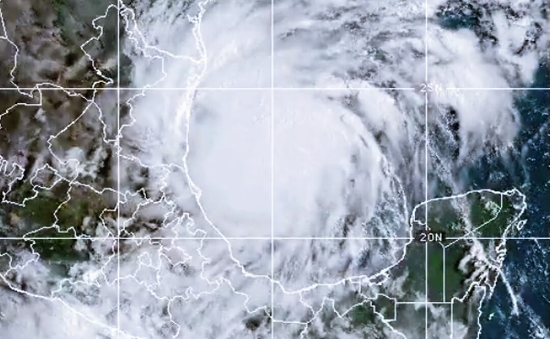 Ciclón Tropical 6 se convierte en Tormenta Tropical "Francine" y se aproxima a Tamaulipas. Foto: Captura de pantalla