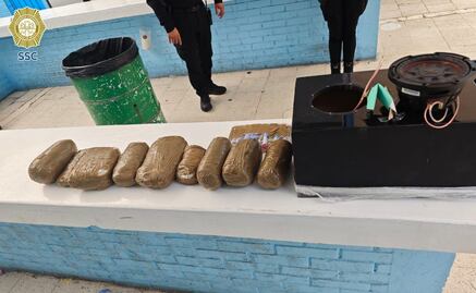 Detienen a hombre que intentó introducir marihuana a Reclusorio Norte; le aseguran 8 paquetes de droga