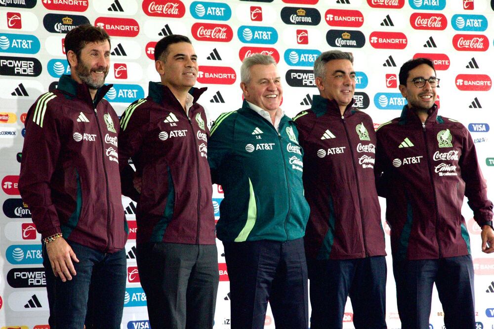 Javier Aguirre y Rafael Márquez en su presentación con la Selección Mexicana - Foto: Edgar Enríquez/ EL UNIVERSAL