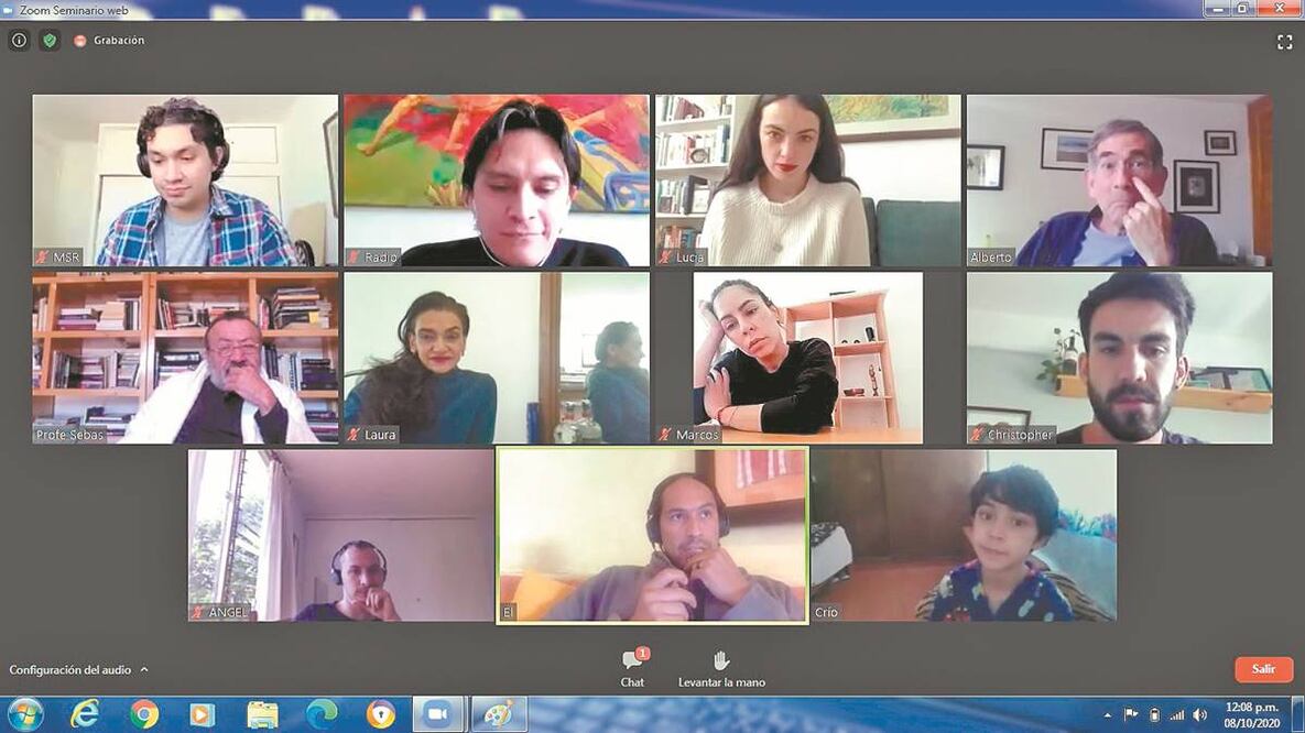 Los participantes de la octava sesión ex presaron sus ideas. Foto: Captura de pantalla