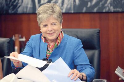 Nombramiento de Alicia Bárcena al frente de la SRE deberá ser ratificado por el Senado