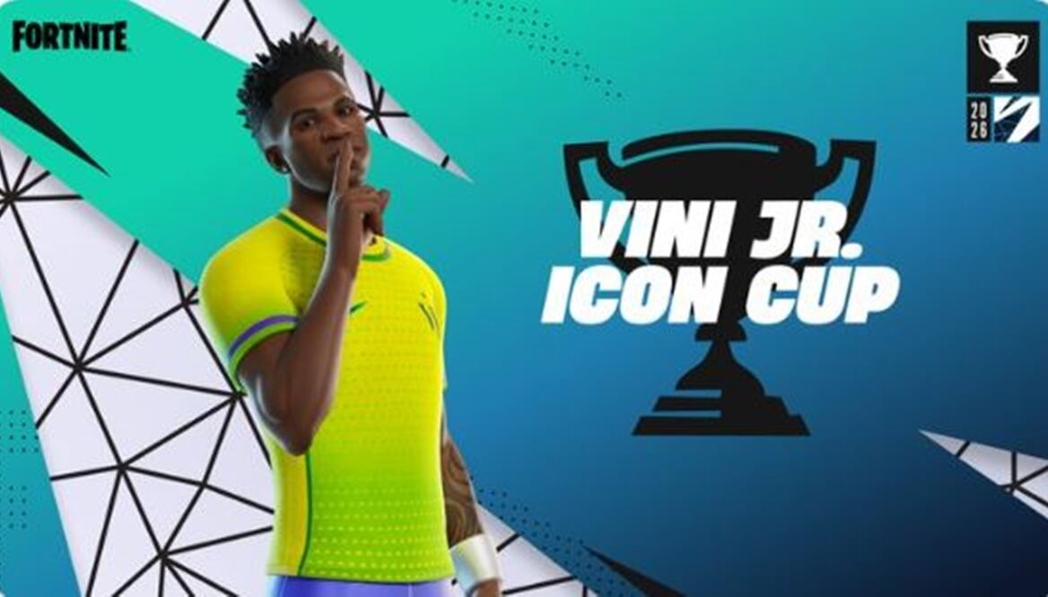 La skin de Vini Jr. en Fortnite se volvió tendencia entre los fanáticos del fútbol. Foto: Fortnite
