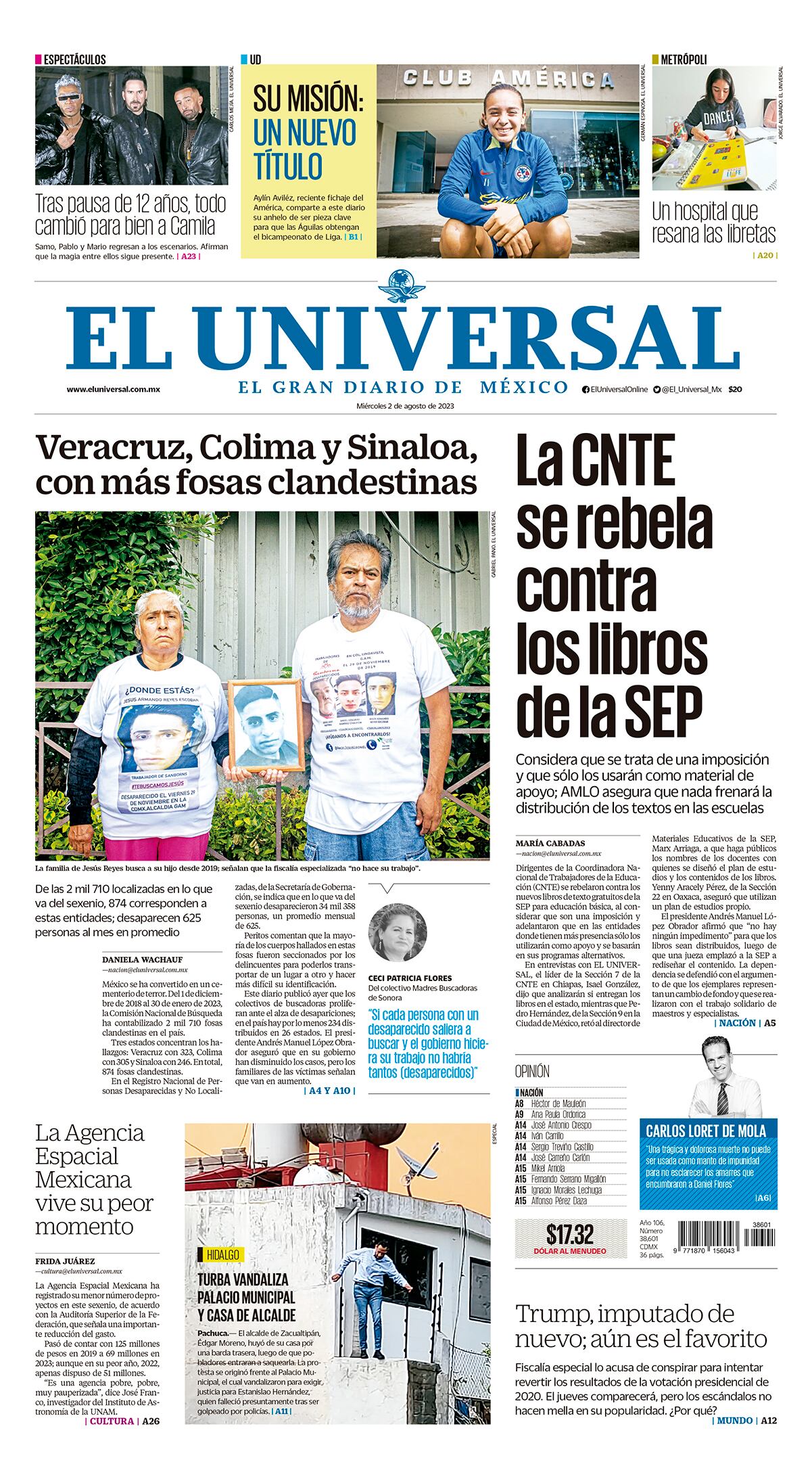 Portada impresa