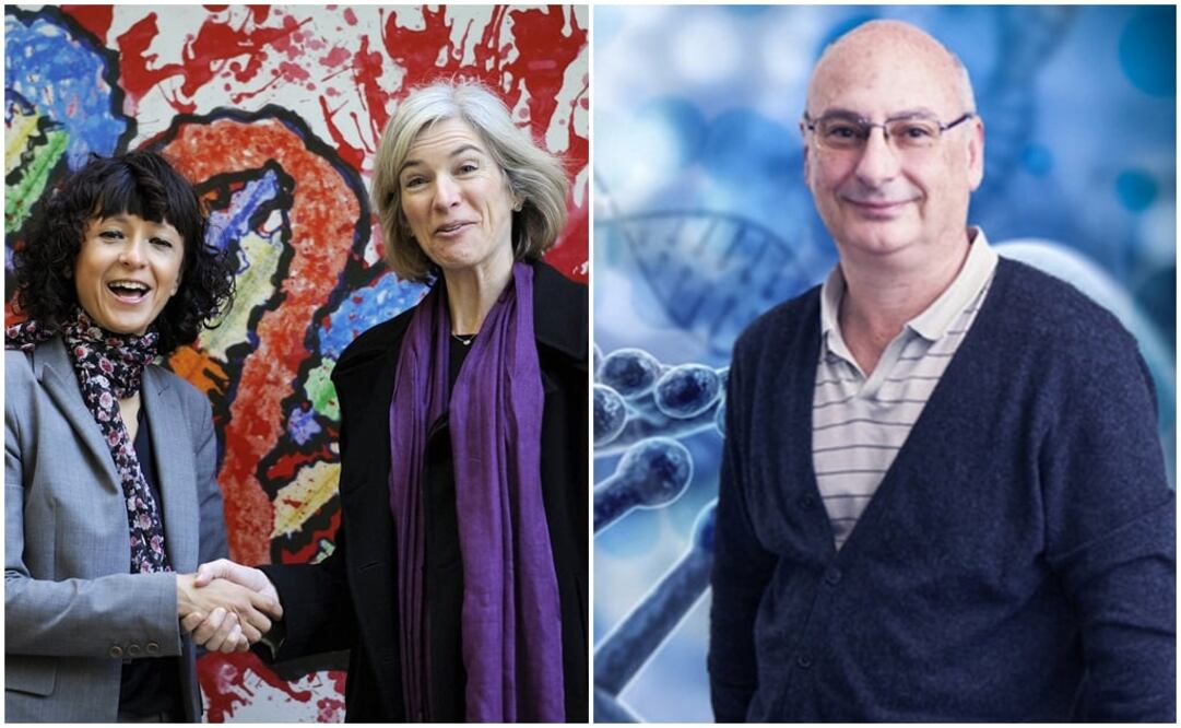 Los investigadores Emmanuelle Charpentier, Jennifer Doudna y Francisco Martínez Mojica fueron los creadores de CRISPR. (FOTOS: Archivo/ EL UNIVERSAL)