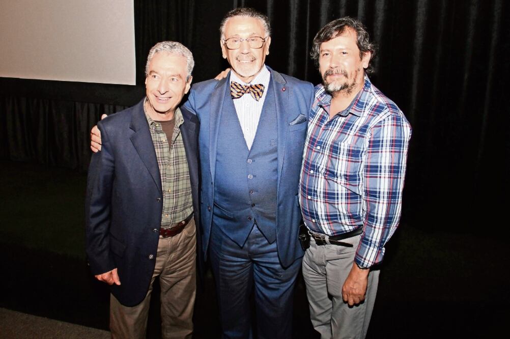 César Costa, Arau y Armando Casas ofrecieron una charla en Cineteca (AGUSTÍN SALINAS. EL UNIVERSAL)