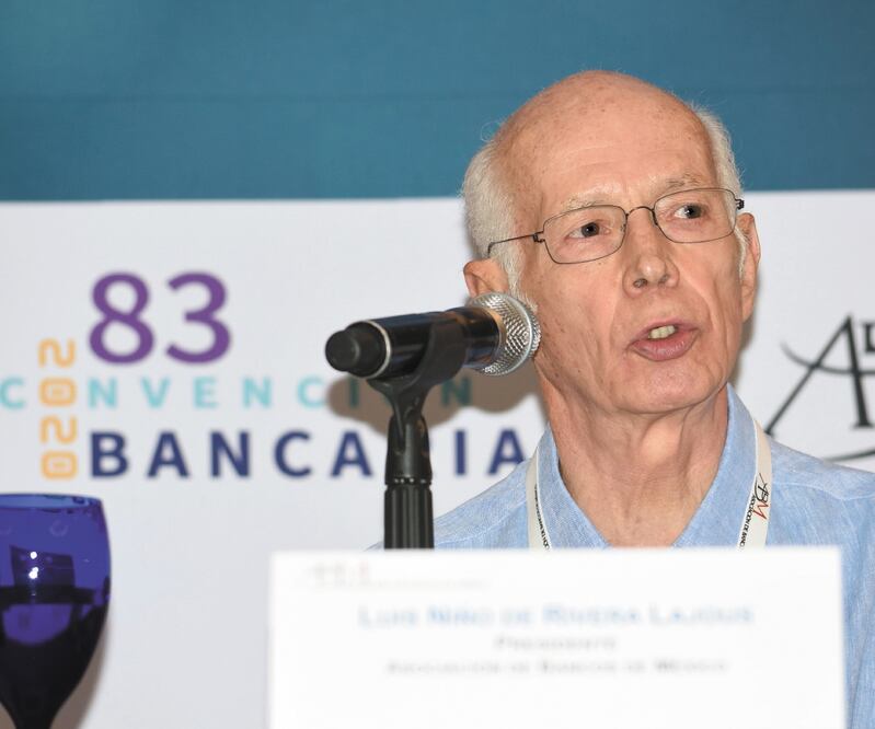 Luis Niño de Rivera dijo que las instituciones financieras están atentas al coronavirus y sus efectos. Foto: SALVADOR CISNEROS. EL UNIVERSAL