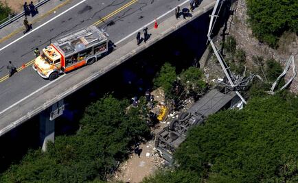 Suman 43 muertos por accidente de autobús de Gendarmería argentina
