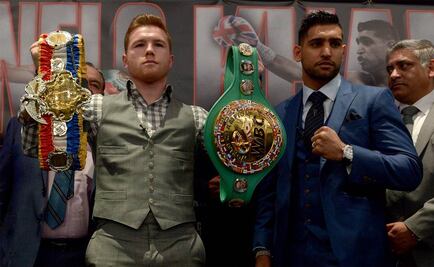 Canelo y Khan se presentan en Londres