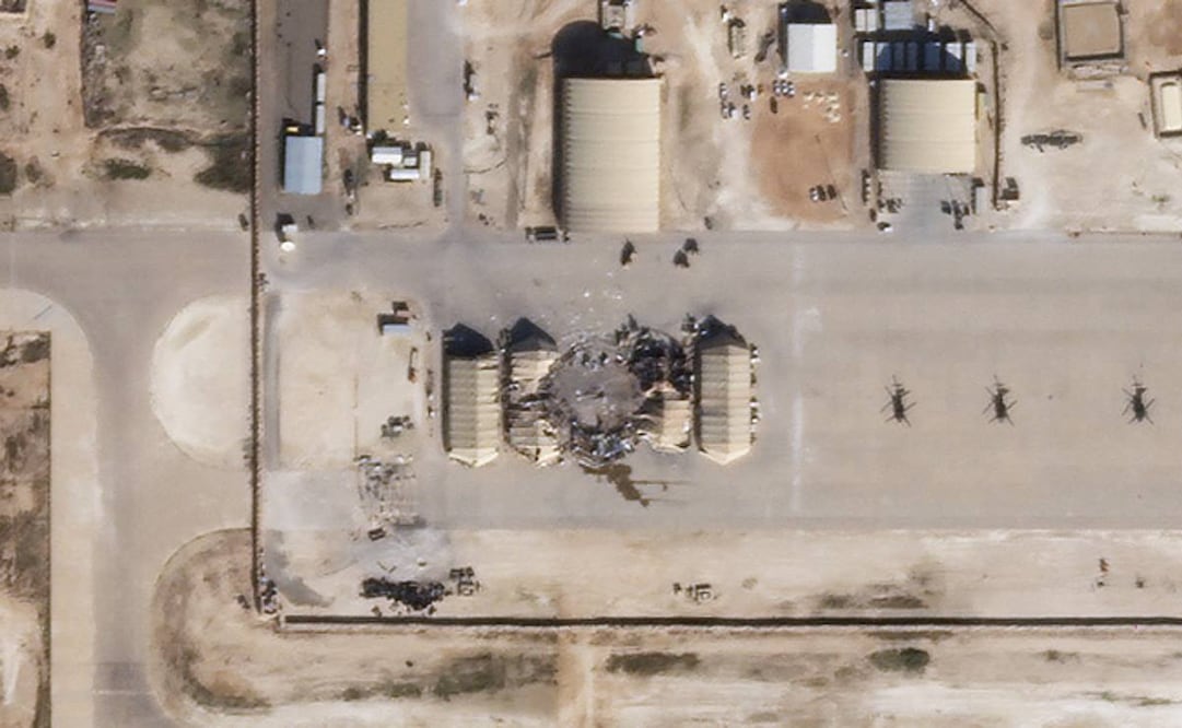 Ataque con misiles a base militar aérea en Irak(Fotos: EFE)