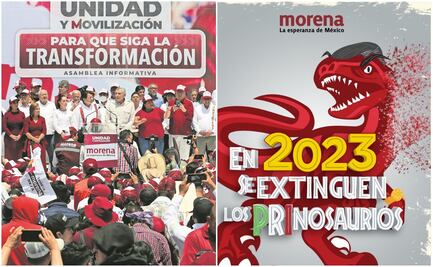 Morena manda mensaje por la extinción de los “prinosaurios” en 2023
