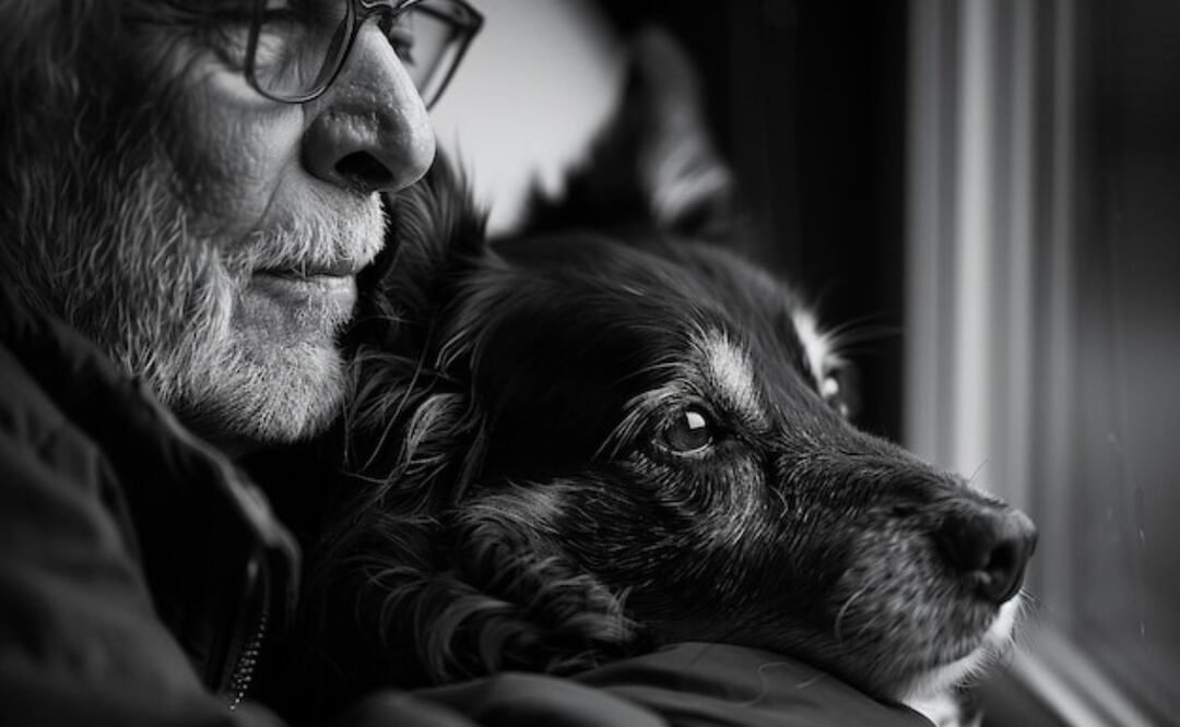 La pérdida de un perro es devastadora. Fuente: Freepik.