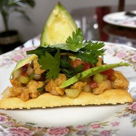 Prepara un fresco ceviche de soya