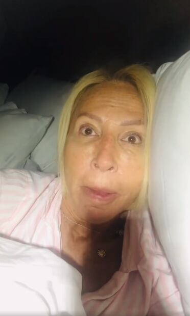 En la cama y sin maquillaje, Laura Bozzo arremete contra los "patrones machistas de mierda"