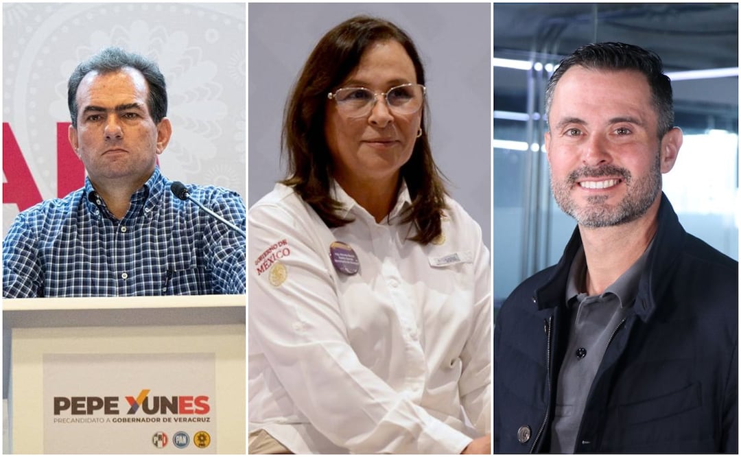 Candidatos a la gubernatura de Veracruz. Foto: Especial