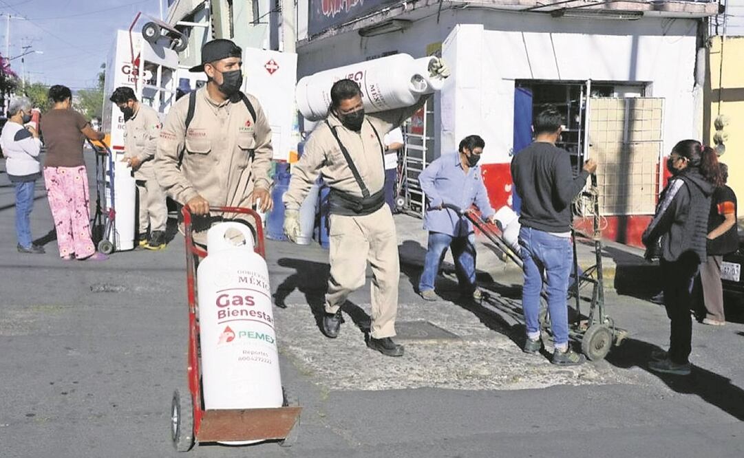 En alcaldías donde opera Gas Bienestar se comerciali- za el kilogra- mo de gas LP entre 24.83 y 24.75 pesos. Foto: Archivo/ EL UNIVERSAL