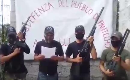 Grupo de autodefensa "El Machete" exige reconocimiento de Concejo Municipal de Pantelhó, Chiapas