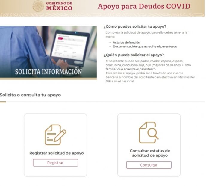 Este es el proceso para solicitar apoyo de 11 mil pesos por muerte de familiar por Covid-19