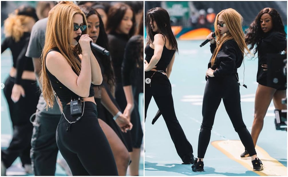 Shakira comparte fotos de su ensayo en el Estadio Ciudad de México previo a la inauguración del Mundial.
Instagram shakira