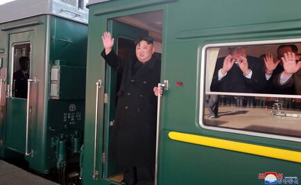 Líder norcoreano se dirige a Vietnam en tren blindado para cumbre con Trump