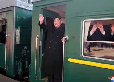 Líder norcoreano se dirige a Vietnam en tren blindado para cumbre con Trump