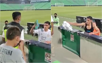 El noble gesto de Uriel Antuna con un aficionado en el entrenamiento de México