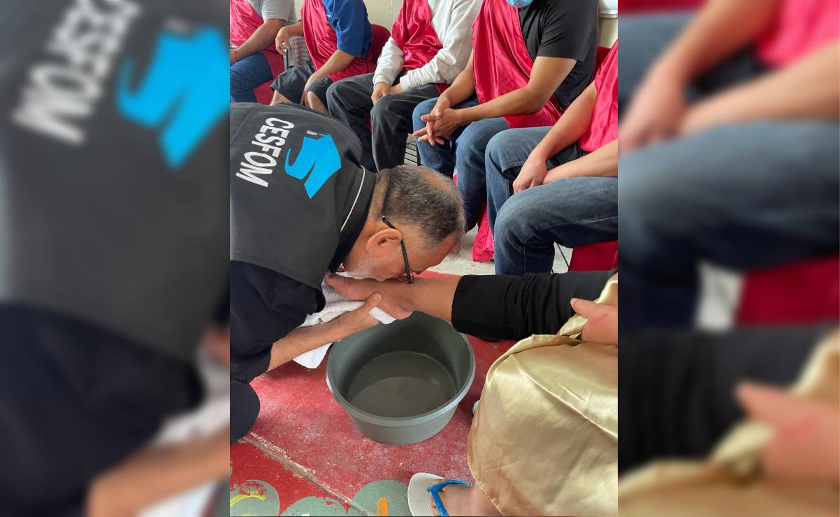 Realizan lavado de pies a migrantes en Tijuana ?  