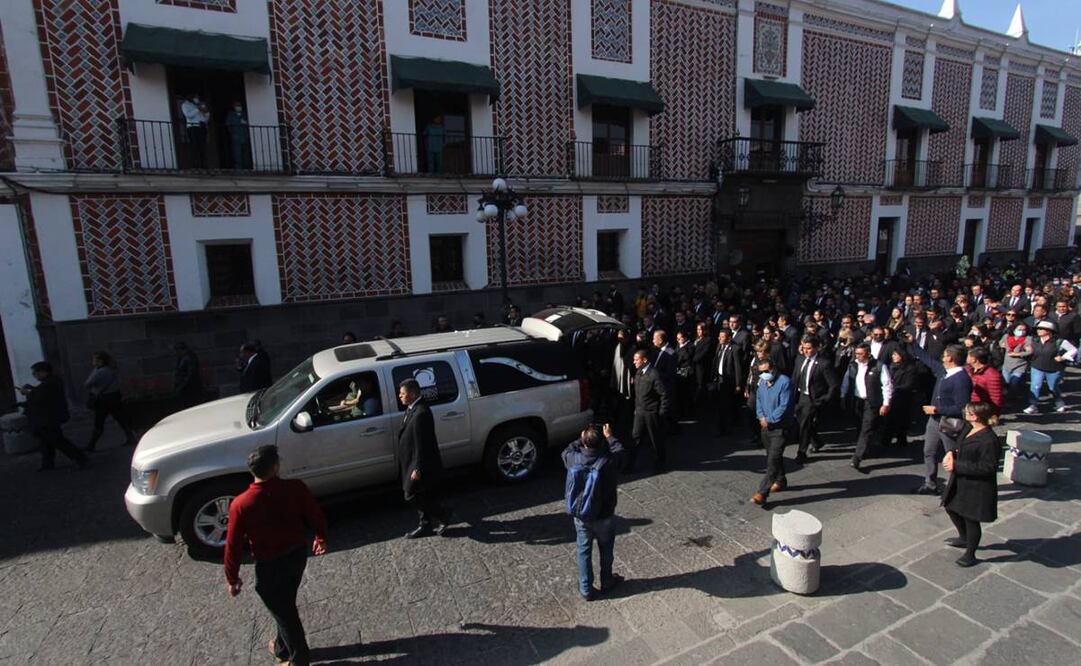 Funeral de Miguel Barbosa. Foto: Omar Contreras/ EL UNIVERSAL