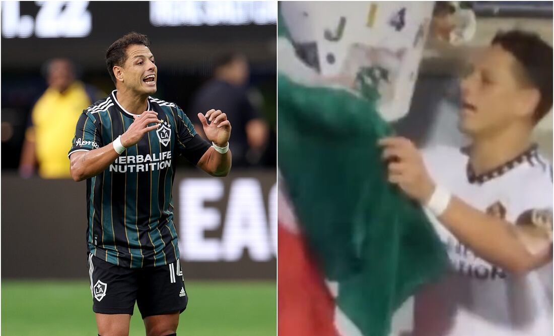 Chicharito Hernández aclara la razón para tirar la bandera de México e ignorar a un pequeño fan / FOTO: ESPECIAL