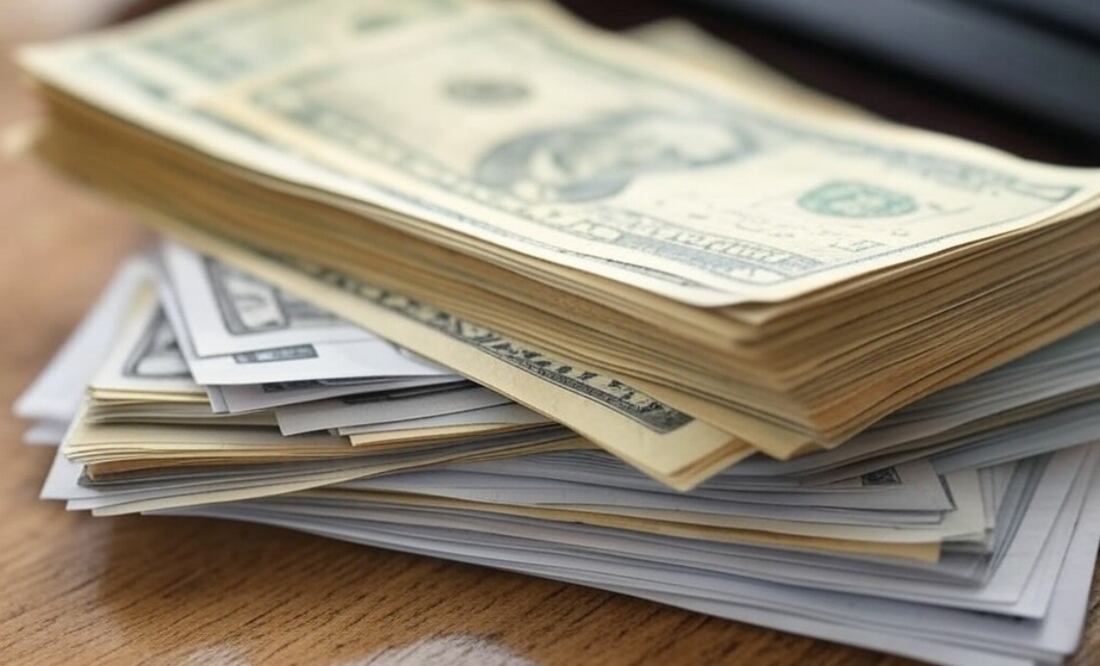 El peso mexicano cerró enero de 2025 con una apreciación de 0.62%, ubicándose en 20.69 por dólar, tras tres meses de pérdidas. (31/01/25) Foto: Creada con IA/Grok