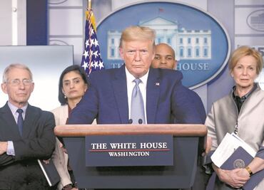 La crisis por el Covid-19 golpea a Donald Trump