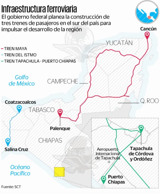Gobierno federal encarrila proyecto para su tercer tren