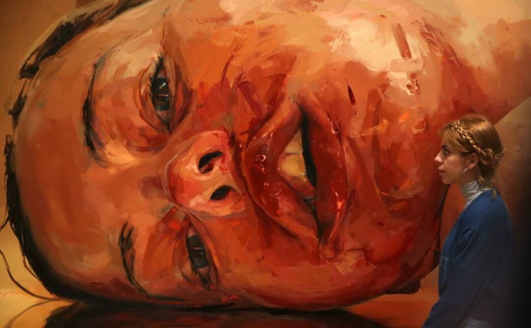"Reverse" de Jenny Saville forma parte de la exposición en la Tate FOTO:Reuters