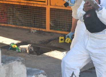 Hallan cadáver golpeado de "diablero" en la Central de Abastos