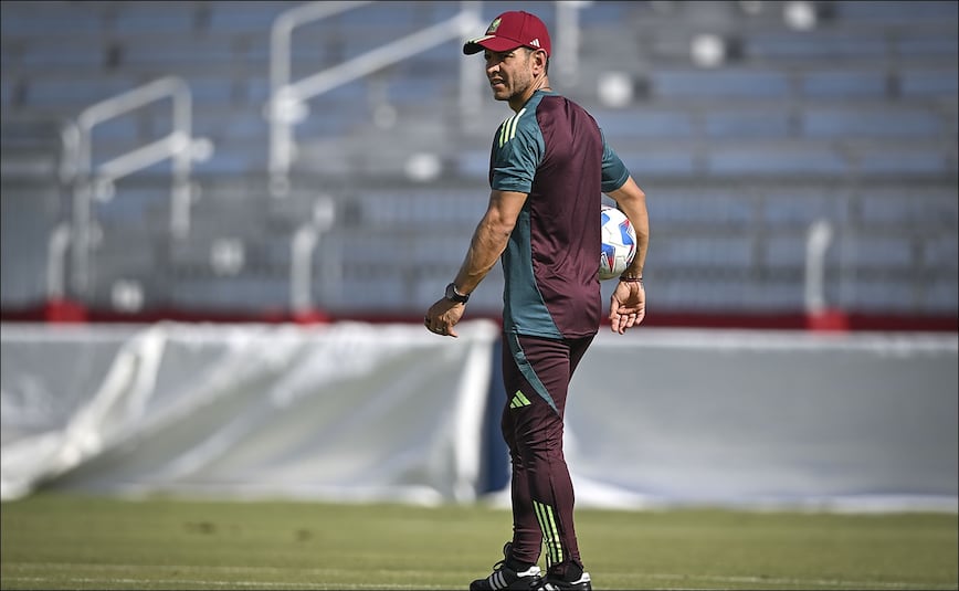 Jaime Lozano durante un entrenamiento de la Selección Mexicana - Foto: Imago7