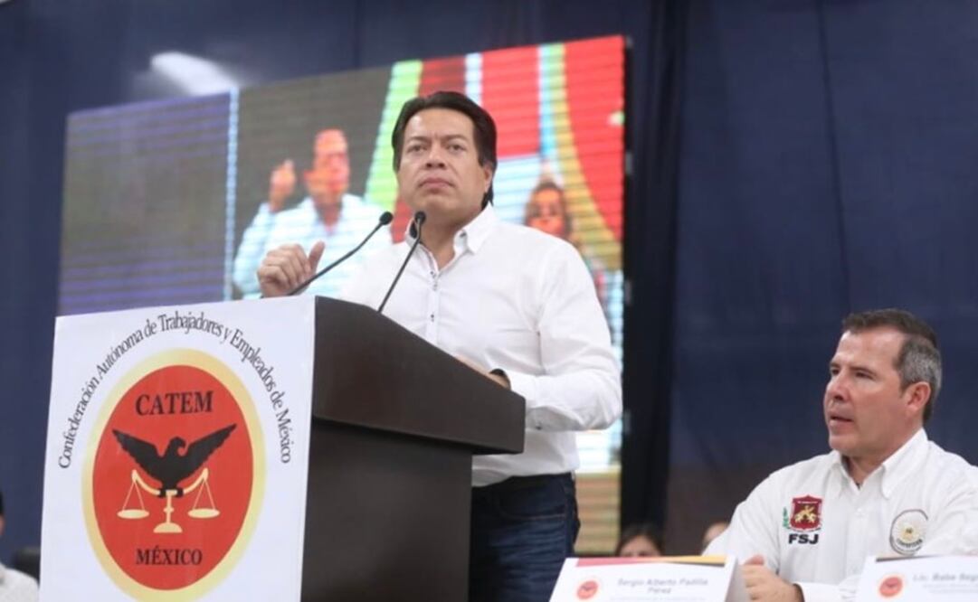 Mario Delgado, coordinador de los diputados de Morena. Foto: Especial.