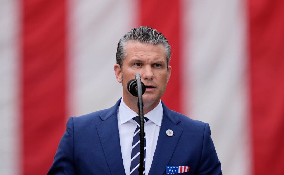 El secretario de Defensa Pete Hegseth en una ceremonia en el Pentágono en Washington el 11 de septiembre del 2025. Foto: AP/Archivo