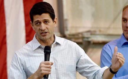 Paul Ryan anuncia que ya votó por Donald Trump