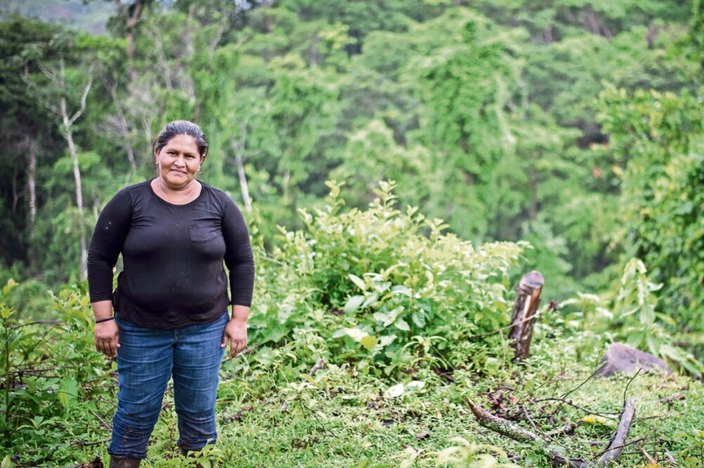 Mensaje. Francisca Ramírez dijo que el pueblo seguirá manifestándose contra Ortega. Foto: OSCAR NAVARRETE