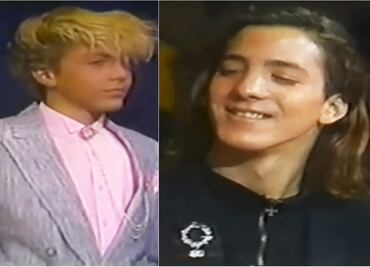 "Sin nombre", grupo musical que Luis Enrique Guzmán y Cristian Castro crearon en su juventud