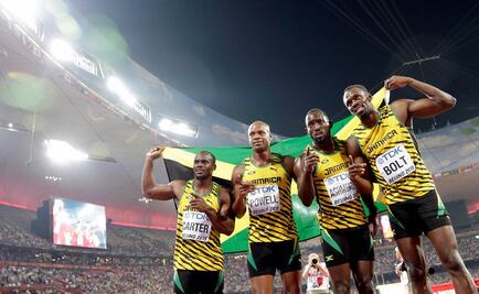 Jamaica gana relevos; Bolt suma 11 oros en mundiales